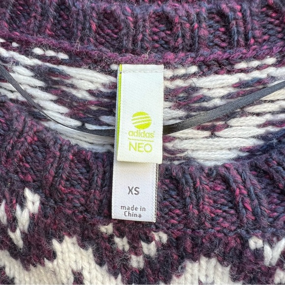 Adidas Neo Label Fair Isle Sweater Size XS - Picture 4 of 9